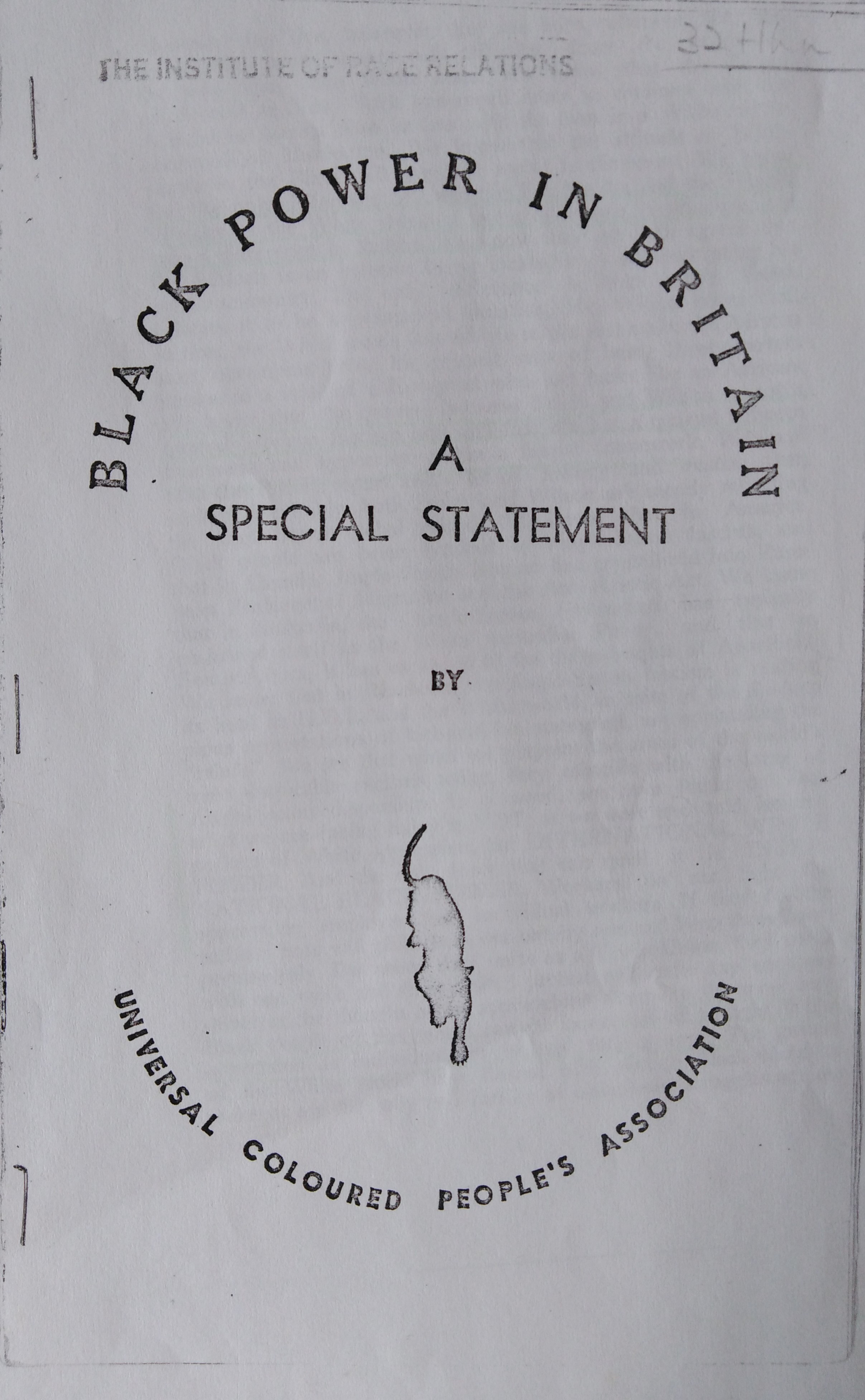 UCPA pamphlet